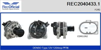 Alternador Ford C-MAX II · Ford GRAND C-MAX · Ford FOCUS III