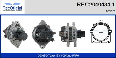 Alternador Toyota YARIS