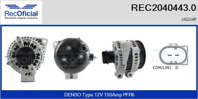Alternador Jaguar XF I · Jaguar XJ · Jaguar XF SPORTBRAKE