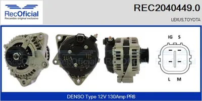 Alternador Lexus LS · Lexus GS