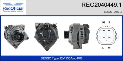 Alternador Lexus LS · Lexus GS