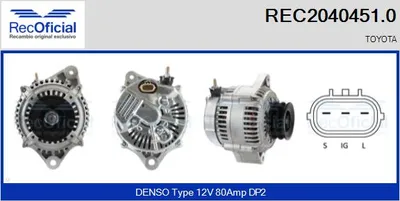 Alternador Toyota LAND CRUISER 80