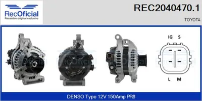 Alternador Toyota LAND CRUISER 200