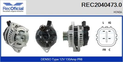 Alternador Honda LEGEND IV