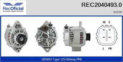 Alternador Suzuki SWIFT III · Suzuki GRAND VITARA II