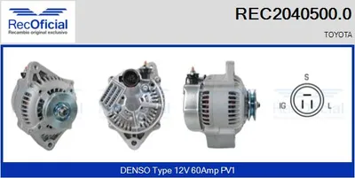 Alternador Toyota 4 RUNNER I · Toyota HILUX V Pickup
