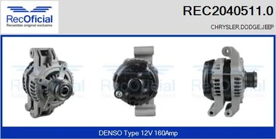 Alternador Jeep GRAND CHEROKEE IV · Chrysler 300C