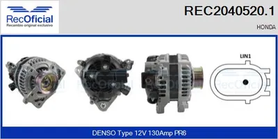 Alternador Honda CR-V IV