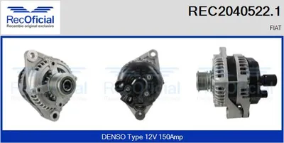 Alternador Fiat DUCATO Bus · Fiat DUCATO Van · Fiat DUCATO Platform/Chassis