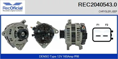 Alternador Chrysler GRAND VOYAGER V · Jeep WRANGLER III