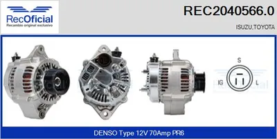 Alternador Toyota PREVIA I