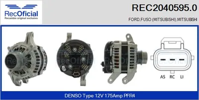 Alternador Ford MONDEO V Turnier · Ford MONDEO V Hatchback · Ford MONDEO V Saloon