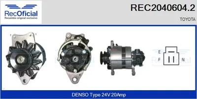 Alternador Toyota LAND CRUISER