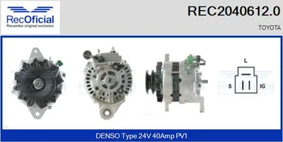 Alternador Toyota LAND CRUISER