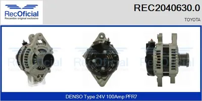 Alternador Toyota LAND CRUISER PRADO