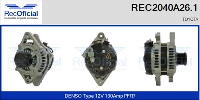 Alternador Toyota LAND CRUISER PRADO