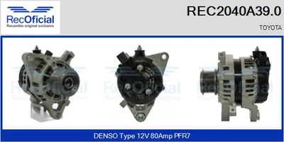 Alternador Toyota HILUX VIII Pickup