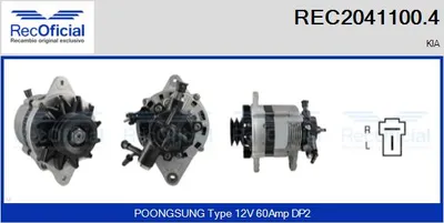 Alternador Kia SPORTAGE SUV