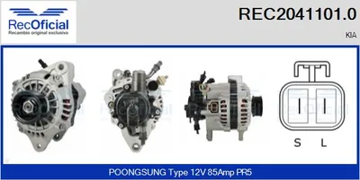 Alternador Kia CARNIVAL I