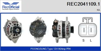 Alternador Kia CARENS I MPV · Kia CARENS II MPV