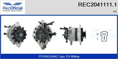 Alternador Kia K2700
