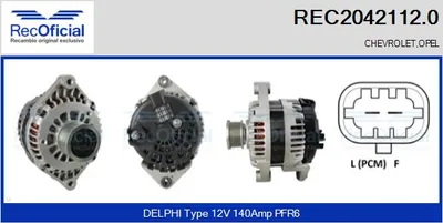 Alternador Chevrolet CRUZE