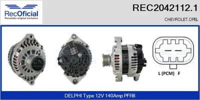 Alternador Chevrolet CRUZE