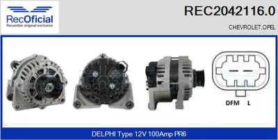Alternador Chevrolet CRUZE · Opel ASTRA J · Opel ASTRA J Sports Tourer