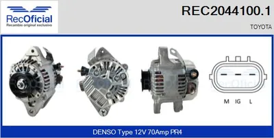 Alternador Toyota YARIS · Toyota YARIS VERSO