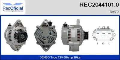 Alternador Toyota HIACE IV Bus