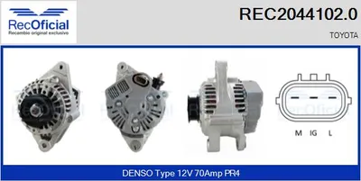 Alternador Toyota YARIS