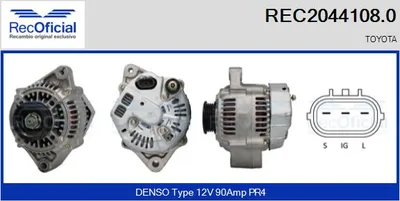 Alternador Toyota MR2 II
