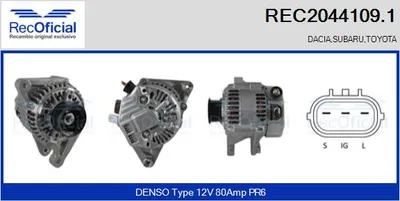 Alternador Toyota CELICA Coupe · Toyota MR2 III · Toyota RAV 4 II