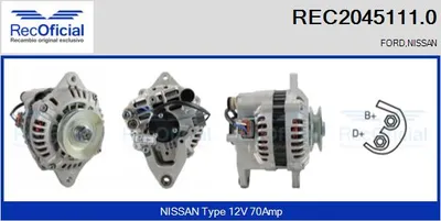 Alternador Nissan TERRANO II · Ford MAVERICK