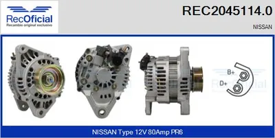 Alternador Nissan PRIMERA · Nissan PRIMERA Hatchback