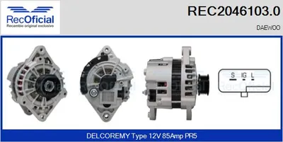 Alternador Daewoo LANOS Saloon · Daewoo LANOS