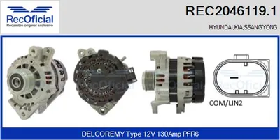 Alternador Kia CEE'D · Kia PRO CEE'D · Hyundai i20 II