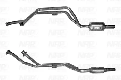 Catalizador NAP carPARTS CAD10402