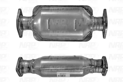 Catalizador NAP carPARTS CAD10490