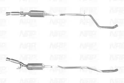 Filtro de partículas NAP carPARTS CAD10561