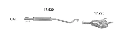 Sistema de gases de escape Opel ASTRA G Estate · Opel ASTRA G CLASSIC Caravan · Opel ASTRA G Estate Van