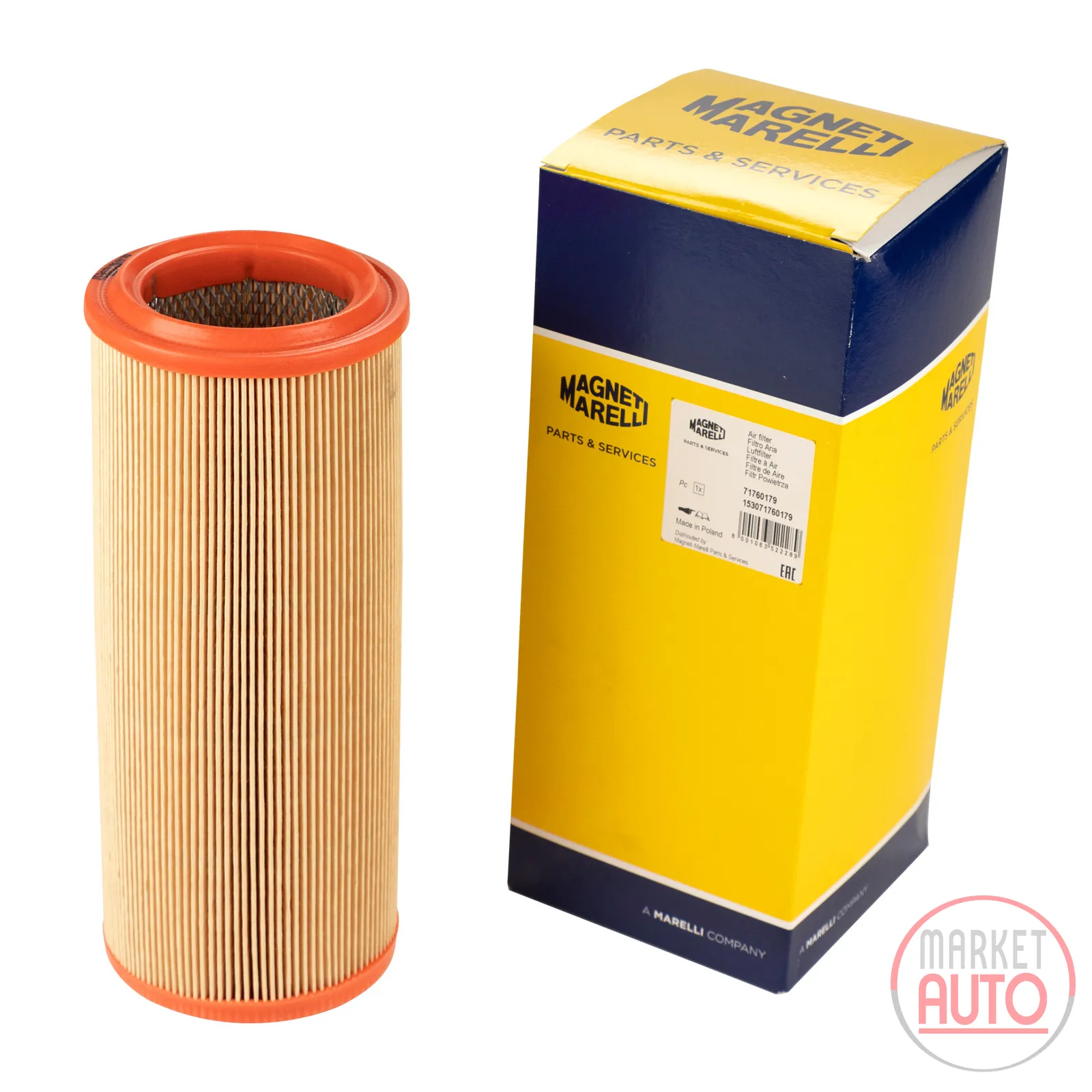 Luftfiltereinsatz rund Magneti Marelli