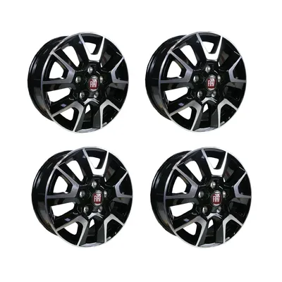 Leichtmetall Felgensatz schwarz silber 16" original