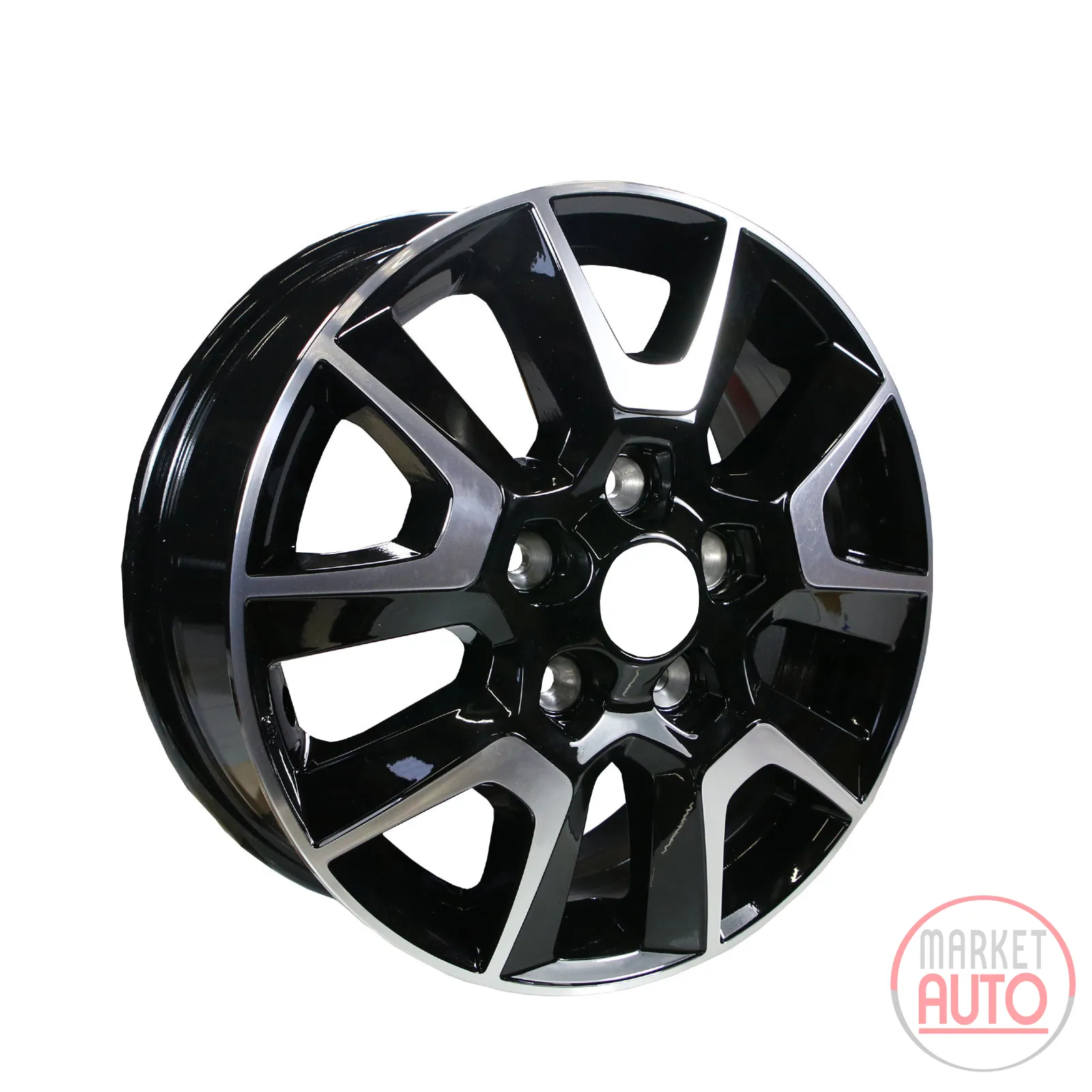 Leichtmetall Felge schwarz silber 16" original