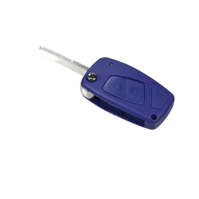 Gehäuse Key Schlüssel 2 Button klappbar *Blau*
