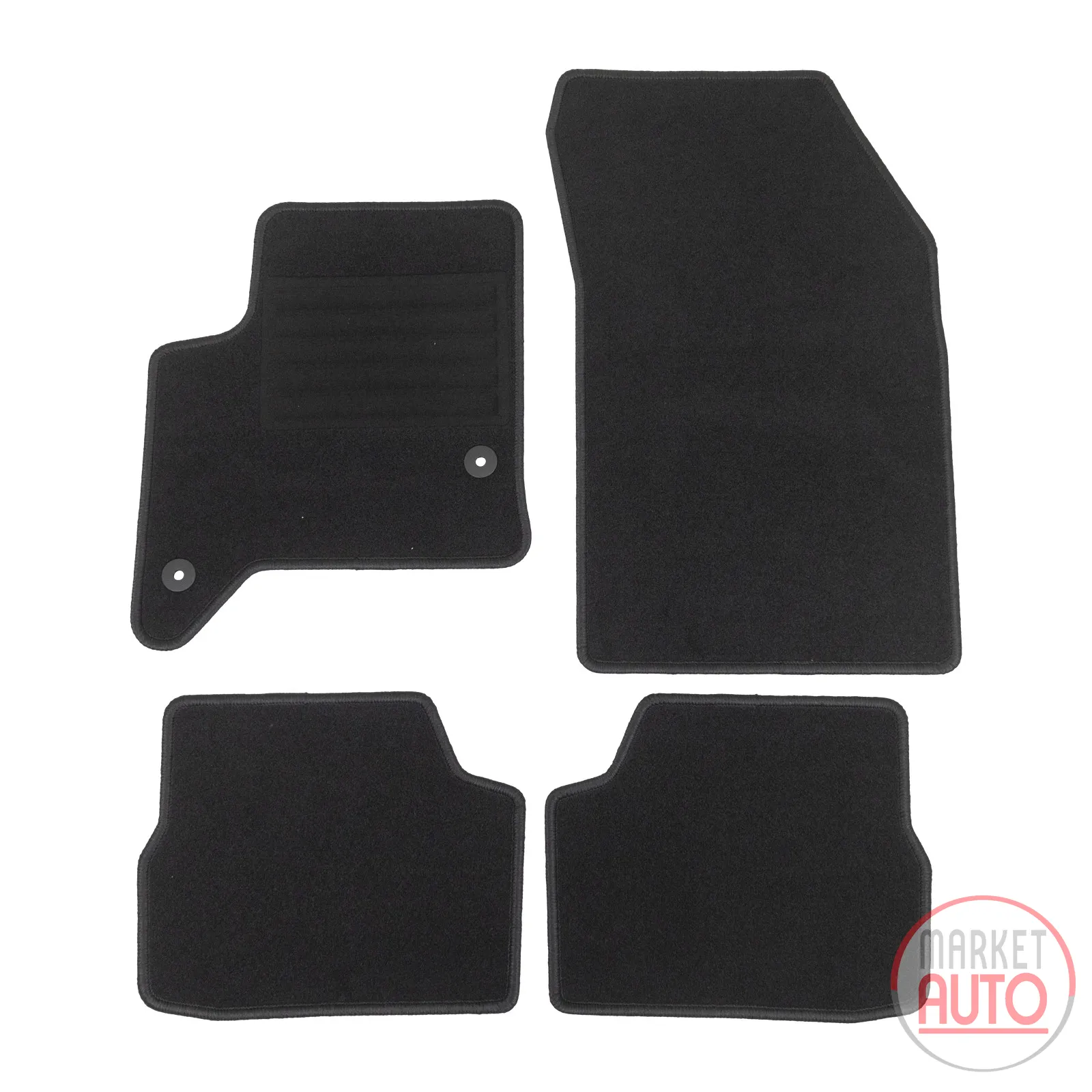 Fußmatten-Set Imperial schwarz