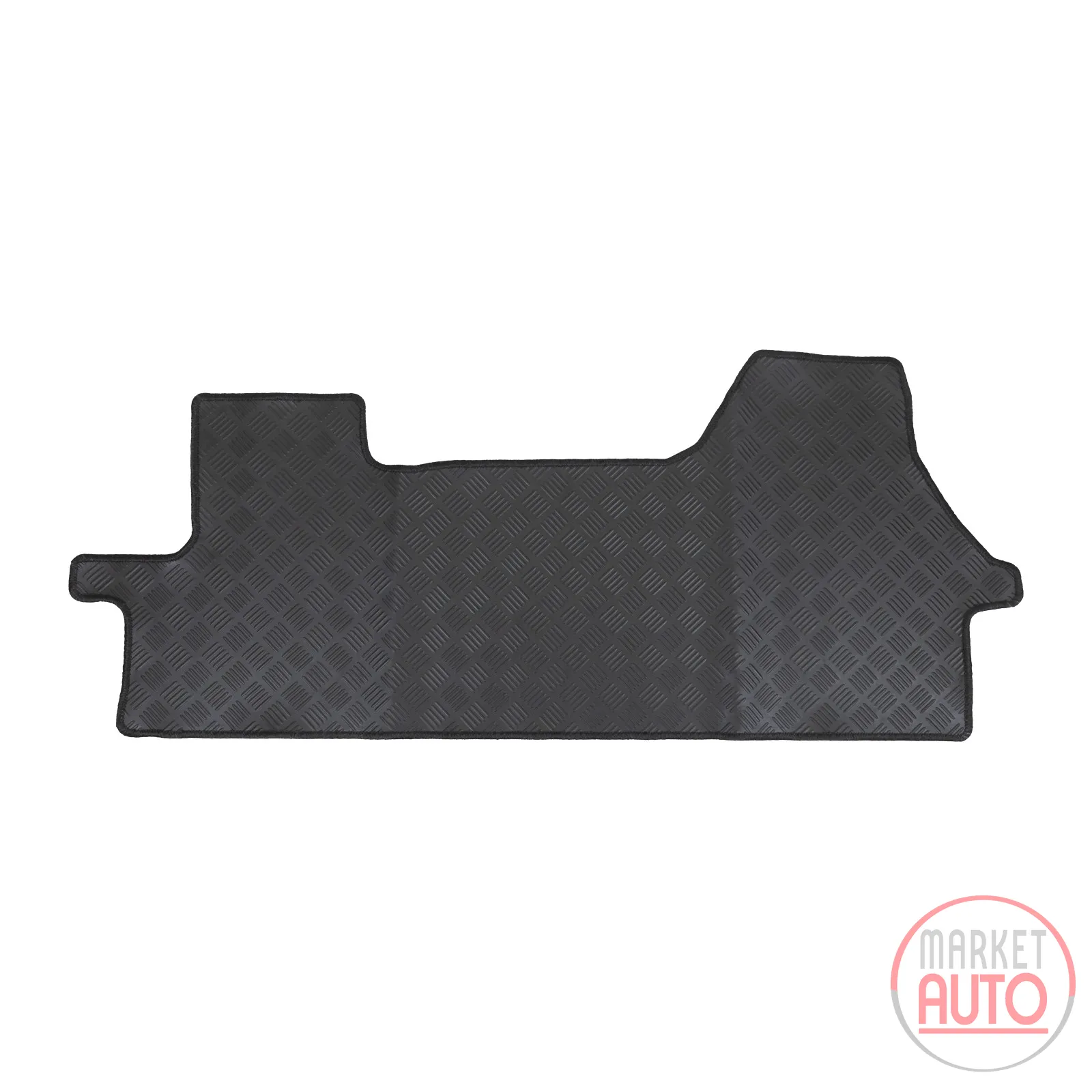 Fußmatte Gummi "Rondo" hochwertig in schwarz