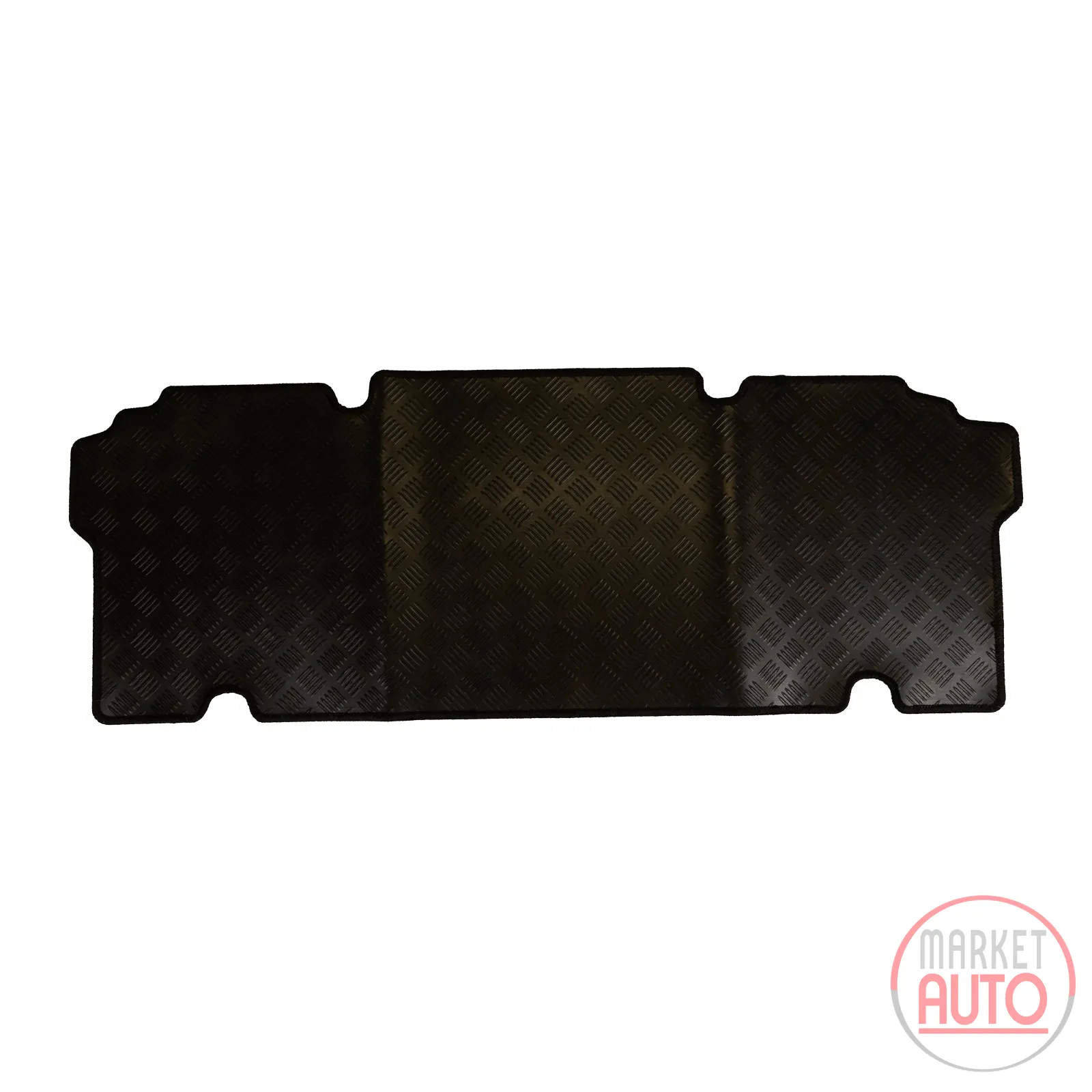 Gummifussmatte "Rondo" schwarz Pritschenwagen/Doppelkabiner