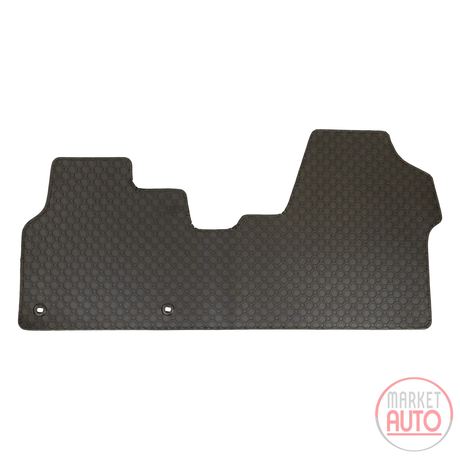 Gummimatte Octagon schwarz Vorne links und rechts