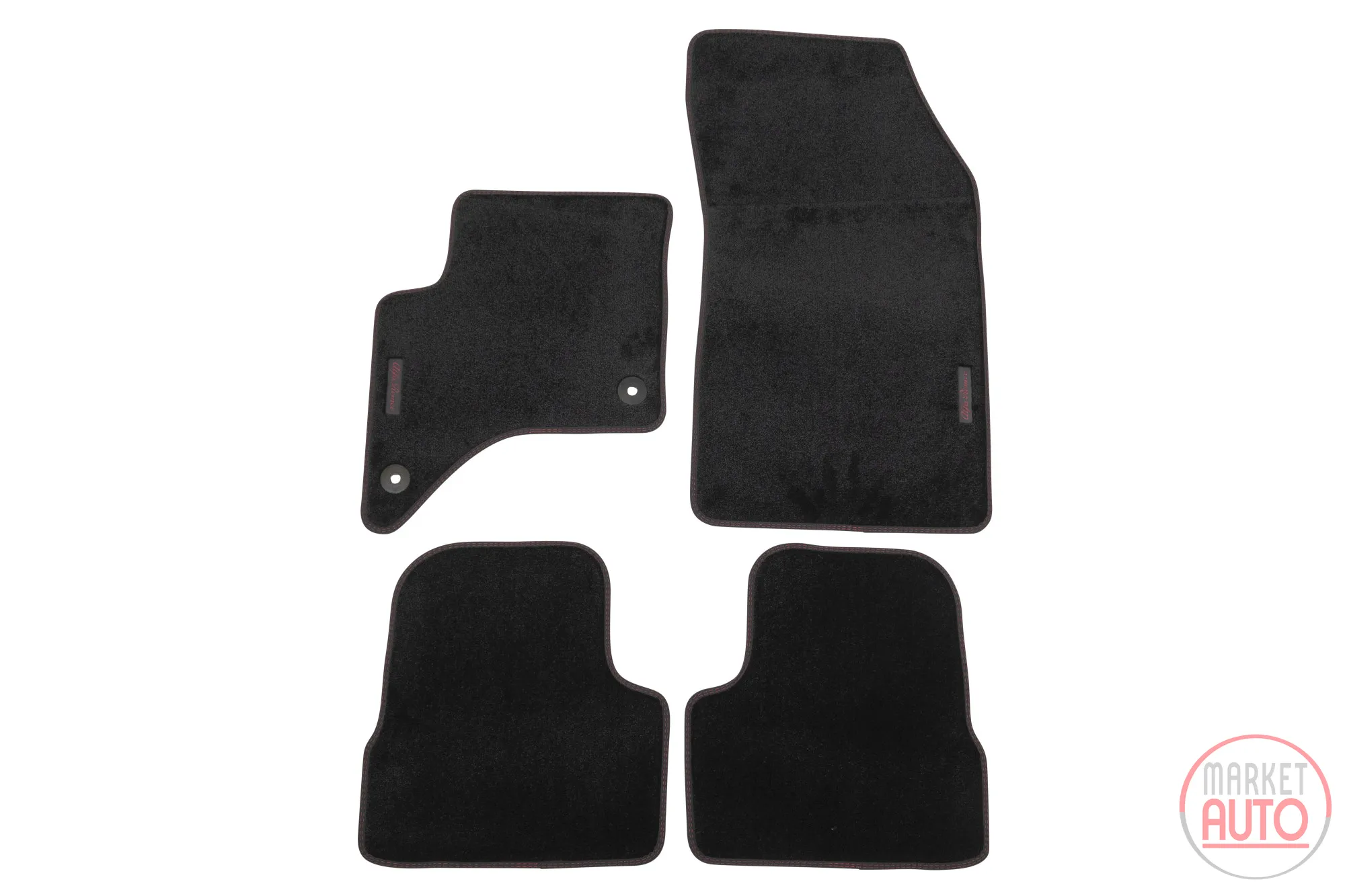Fußmattensatz 4er-Set Velour